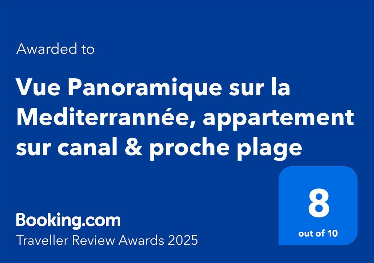 Vue Panoramique Sur La Mediterrannee, Appartement Sur Canal & Proche Plage Roses Exterior photo